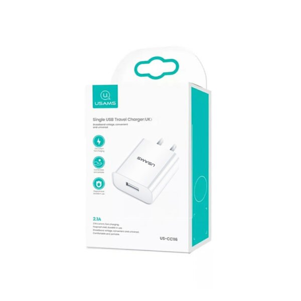 Cargador USB Tipo A 5W Usams iPhone - Imagen 3