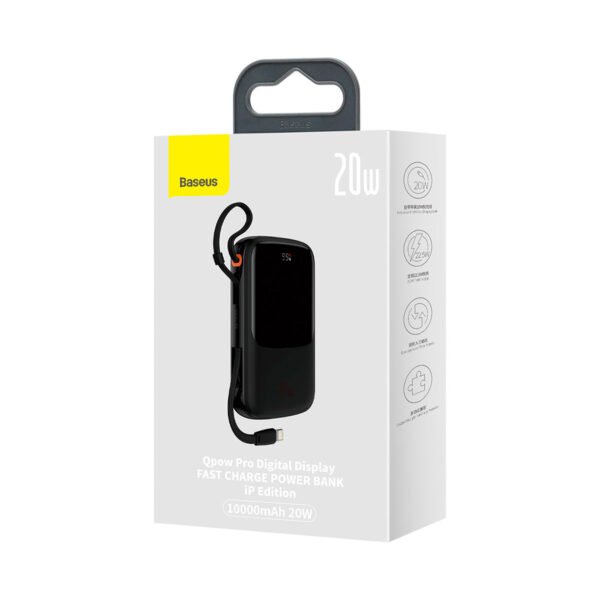 Power Bank Qpow 10000mAh 20W Baseus iPhone - Imagen 3