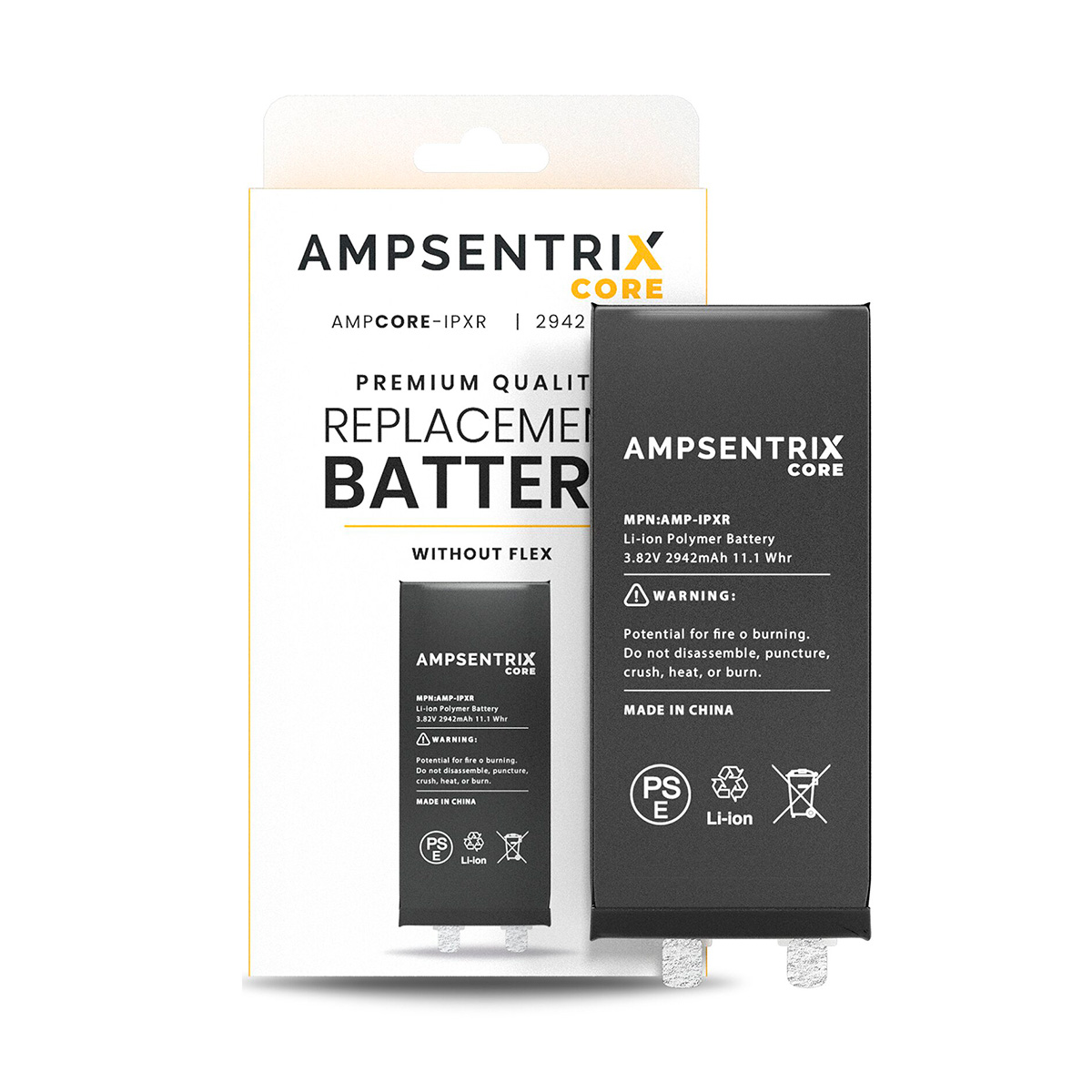 Bateria Ampsentrix Core compatible con iPhone XR - Imagen 2