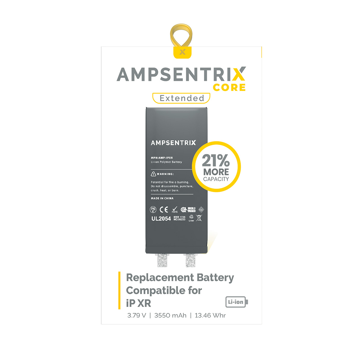 Bateria Ampsentrix Core Extended compatible con iPhone XR - Imagen 2